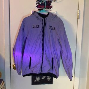 LIMITED RELEASE PINK reflective wind breaker